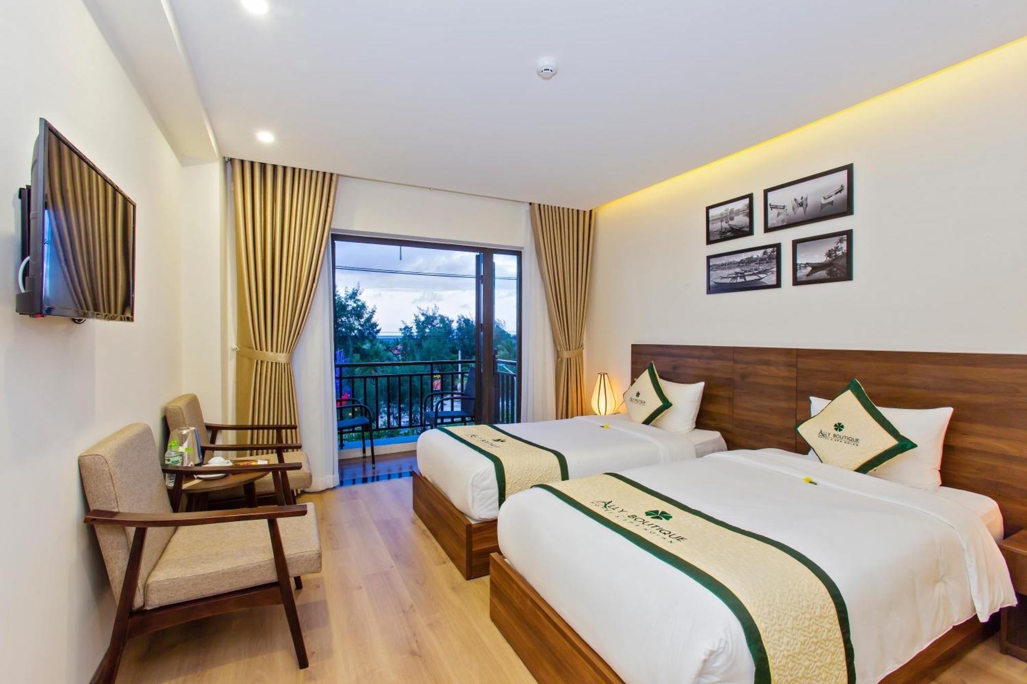 Deluxe Zweibettzimmer mit Meerblick
